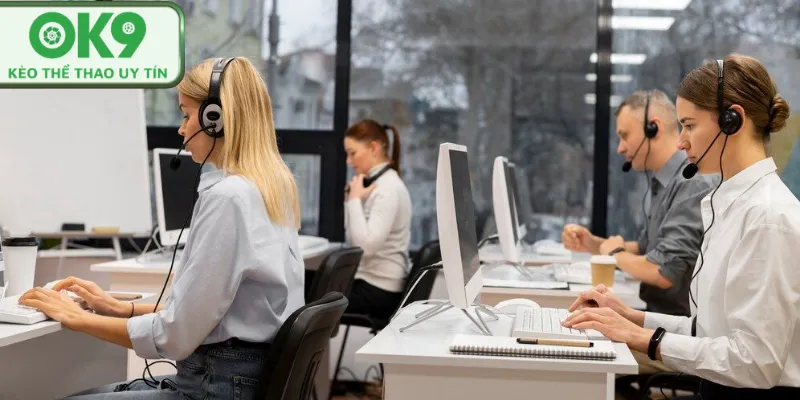 Liên hệ OK9 Bộ phận chăm sóc khách hàng hỗ trợ hội viên qua hotline.