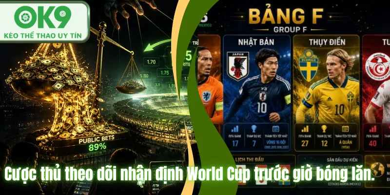 Soi Kèo World Cup 2026 Chuẩn Chuyên Gia Tại OK9 Cược thủ theo dõi nhận định World Cup trước giờ bóng lăn.